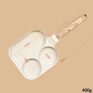 Poêle à frire 3-<span class=keywords><strong>en</strong></span>-1 multifonctionnelle antiadhésive <span class=keywords><strong>en</strong></span> <span class=keywords><strong>pierre</strong></span> Maifan pour petit-déjeuner, compatible induction, usage domestique, luxe léger, pour le marché international - Product Image 6