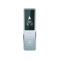 Panneau d'appel d'ascenseur moderne en acier inoxydable pour hôtels, options de boutons ronds/carrés, marque JKL, modèle JKL-HB1, affichage LED/matrice de points