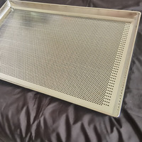 Plateau en maille métallique perforé en acier inoxydable d'usine professionnelle pour la cuisson au four, déshydratpr séchant l'arachide