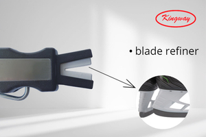 Pierre à aiguiser pour lames de patins à glace avec bordure noire, pierre à aiguiser double face, accessoires pour aiguiser les patins de <span class=keywords><strong>hockey</strong></span> sur glace - Product Image 5