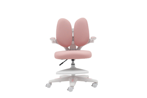 Siège rehausseur enfant blanc à double dossier, pliable, <span class=keywords><strong>pivotant</strong></span>, en plastique, avec accoudoirs double couche et repose-pieds fixe - Product Image 2