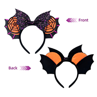 Oreilles de dessin animé MMMA pour Halloween Festival Paillettes Oreilles de souris pour la fête des enfants Accessoires de cheveux