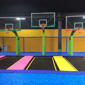 สนามบาสเก็ตบอลสำหรับเด็กสนามเด็กเล่นแทรมโพลีนกลางแจ้งในร่ม - Product Image 3