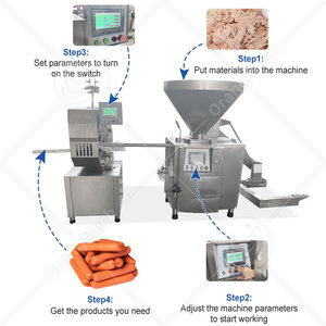 Máquina Embutidora de Salchichas Comercial ORME, Eléctrica, Grande, para Hacer Salchichas Italianas de Cerdo - Product Image 3