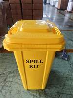 Kits d'urgence anti-déversement d'hydrocarbures et de produits chimiques 45L, 120L, 240L avec nouveau polypropylène pour ateliers et laboratoires – Lignes de production complètes