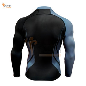 Protège-éruption à manches longues personnalisé en gros fabriqué en usine avec impression de logo meilleur design pour hommes - Product Image 4