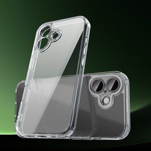 Biểu tượng tùy chỉnh in chống xước chống sốc PC TPU điện thoại trong suốt trường hợp đối với <span class=keywords><strong>iPhone</strong></span> 17 rõ ràng điện thoại di động Bìa - Product Image 4