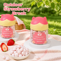 Biscuits sains pour bébés Aimo avec protéines et probiotiques, sans OGM, saveur fruitée, texture semi-molle, paquet de 14 g