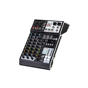 Console de mixage professionnelle 4/6/8 canaux avec DSP, réverbération, Bluetooth et entrées USB XLR/RCA pour scène, karaoké à domicile et performances - Product Image 2