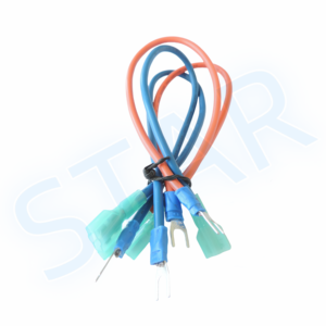 Prezzo di fabbrica OEM cavo elettrico con 4.8mm / 6.3mm isolato vanga connettori terminali femmina 22 * 16AWG - Product Image 3