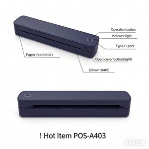 Impresora Portátil POS A403 2026, Impresora Térmica de Etiquetas de Papel A4 con Conexión Bluetooth para Exámenes Escolares, Viajes, Oficina y Hogar - Product Image 5
