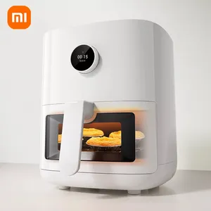 Xiaomi Mijia akıllı hava fritöz Pro 4L OLED ScreenVisual pencere yağsız fırın pişirme Mijia App kontrol 220V