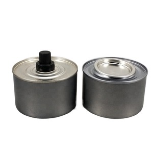 Kim loại tin container rỗng Gel chafing nhiên liệu có thể cho Methanol - Product Image 5