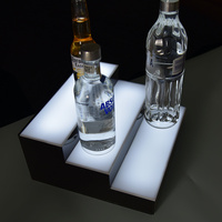 Offre Spéciale Boîte de Nuit de Barre LED DE Glorifier De BOUTEILLE Acrylique A Mené LA Base LÉGÈRE Whisky Bière Boisson Bouteille Présentoir