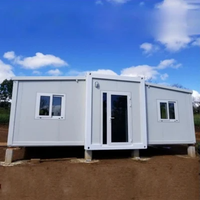 Bâtiment préfabriqué à double aile extensible de grande capacité pour bureau de chantier de projet d'ingénierie