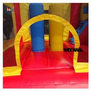 Combo de Juguete Inflable, Ideal para Niños, Uso en Seco y Húmedo, Diseño Portátil de PVC Comercial, <span class=keywords><strong>Casa</strong></span> de Brinco de PVC con <span class=keywords><strong>Piscina</strong></span> de Agua para Fiestas de Globos - Product Image 5