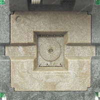 Adaptador de Programador DFN8 QFN8 a DIP8, Sockets IC DFN8 MLF8 QFN8 6*5 con Pin Central para Programación y Pruebas de Chips IC