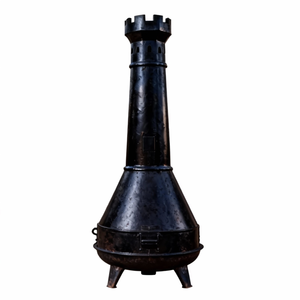 Foyer extérieur en forme de château d'Irlande avec cheminée pour les passionnés d'histoire irlandaise et les propriétaires de chalets, idéal pour le jardin - Product Image 5