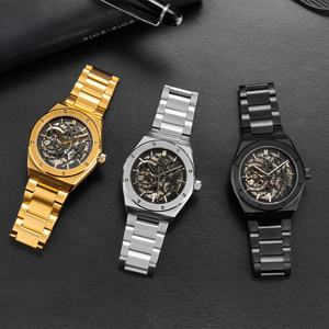 Reloj de Pulsera de Lujo a la Moda, Resistente al Agua 5ATM, con Cristal de Zafiro, Esqueleto, Automático, Luminoso, Mecánico, para Hombre - Product Image 2