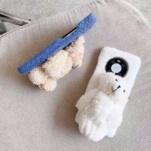 <span class=keywords><strong>Coque</strong></span> en peluche douce et chaude pour <span class=keywords><strong>Huawei</strong></span> <span class=keywords><strong>P30</strong></span> P40 Pro Mate 30 40 Pro, housse mignonne et fourrée pour téléphone portable, idéale pour l'hiver - Product Image 3