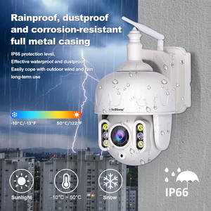 كاميرا IP معدنية من SriHome بدقة فائقة 8 ميجابكسل تدعم واي فاي 2.4 جيجا/5 جيجا مع ميزة التعرف على الوجه بالذكاء الاصطناعي ومقارنة القوائم البيضاء والسوداء - Product Image 5