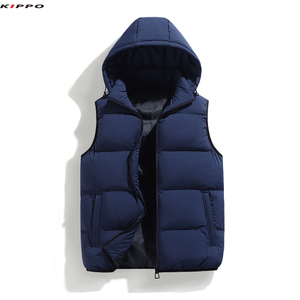 Kippo Luxe Unisex transpirable con capucha chaleco estilo Casual con Color sólido nueva colección Otoño Invierno talla grande para hombres y mujeres - Product Image 6