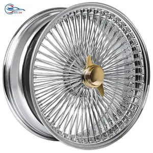 22" wire wheels available in reverse and standard offsets a set all mounting hardware