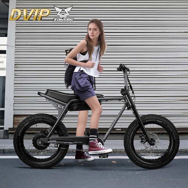 XD 20 Black Electric Bicycle Popular Leisure 25KM/H Smart E-Bike with Central Motor 48V Voltage