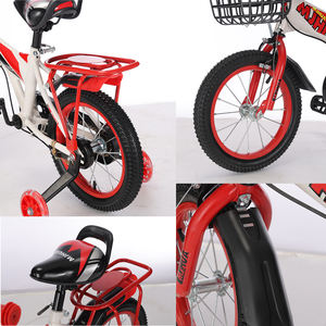 Bicicleta Infantil de Acero al Carbono de 12 Pulgadas, Personalizada de Fábrica, en Stock, <span class=keywords><strong>para</strong></span> Niños de 3 a 8 Años, con Canasta y Ruedas de Entrenamiento - Product Image 4