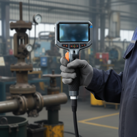 Caméra d'inspection HD flexible et maniable, endoscope industriel avec éclairage pour l'inspection des murs, des moteurs automobiles et des avions