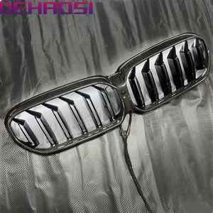 Parrillas de Carreras Luminosas LED para <span class=keywords><strong>BMW</strong></span> Serie 5 G30 <span class=keywords><strong>M5</strong></span> F90 2021 2022 <span class=keywords><strong>2023</strong></span> Reemplazo de Parrilla Delantera de Fibra de Carbono - Product Image 3