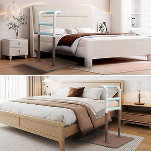 Corrimano di Assistenza <span class=keywords><strong>per</strong></span> Letto in Acciaio ad Alto Tenore di Carbonio, Strumento <span class=keywords><strong>per</strong></span> Disabili <span class=keywords><strong>per</strong></span> <span class=keywords><strong>Alzarsi</strong></span> <span class=keywords><strong>dal</strong></span> Letto, Barra di Sostegno con Luce <span class=keywords><strong>per</strong></span> Anziani, Ausilio Anticaduta, Maniglia di Sicurezza <span class=keywords><strong>per</strong></span> Letto - Product Image 6