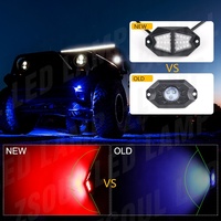 Nuevas Luces RGB para Autos 2024, 4 Unidades, 210 Grados, 104 LED, IP67 Impermeables, 9-32V DC /Audi/ACURA, Mejora de Iluminación