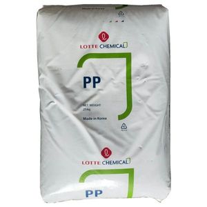 Granulés de résine de polypropylène vierge PP Y-125 MFR2.0, matière première PP de qualité pour le dessin, pour sacs tissés, cordes et géotextiles - Product Image 1