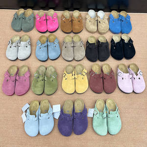 Chaussures à lanières <span class=keywords><strong>orthopédiques</strong></span> pour hommes femmes en cuir de vachette doublé en cuir véritable Birkenstocks Alternative Soft Clogs <span class=keywords><strong>Mules</strong></span> Oem Factory - Product Image 6