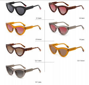 Nuevas gafas de sol SA0503 de acetato con montura completa estilo ojo de gato, protección UV400, para adultos. Se aceptan pedidos OEM. - Product Image 5