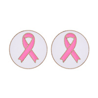 Broche Ruban Rose en Alliage Émaillé, Épingle de Revers pour Femme, Badge de Campagne de Sensibilisation, Bijou de Mode, Accessoire, Cadeau