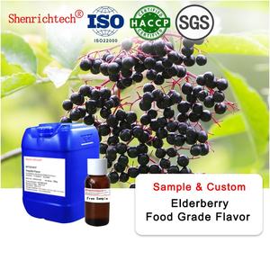 Soluciones de sabor a medida Aceite de sabor de grado alimenticio de saúco Líquido Ideal para bebidas saludables Bebidas funcionales de proteínas vegetales - Product Image 1