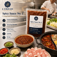 Chongqing Chinese Spicy Sauce No.2 Samenstelling Kruidensaus 500g Chili Saus Hotpot Saus Foodservice OEM Leverancier Zakverpakking