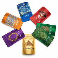 Sacs Doypack à fermeture éclair personnalisés avec logo, imprimés, à fond plat, pour perles et bijoux, en Mylar sécurisé, vente en gros directe usine
