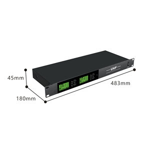 Transmisor de señal má<span class=keywords><strong>s</strong></span> estable, micrófonos inalámbricos de doble canal, con supresor de realimentación integrado, una tecla para eliminar el aullido - Product Image 5