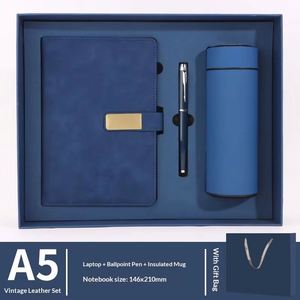 Coffret Cadeau Personnalisé Sophistiqué pour Entreprise : Carnet, Stylo, Bouteille d'Eau – Idéal Conférences et Anniversaires (PU) - Product Image 2