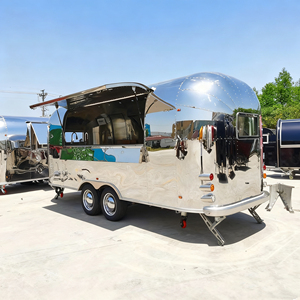 Commercial Multifunctional Ice Cream Fast Food Street Stall Cart Night Market Entrepreneurship Mobile Snack Cart Stainless Steel - Product Image 5