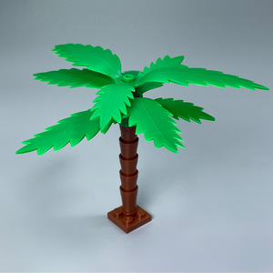 Bloques de Construcción de Partículas Pequeñas, Planta de Palma, Palmera de Coco, Árbol de Navidad, <span class=keywords><strong>Isla</strong></span> Tropical, Playa - Product Image 5