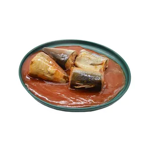 ZONGCOM Caballa enlatada en salsa de tomate Precio de pescado enlatado caballa enlatada