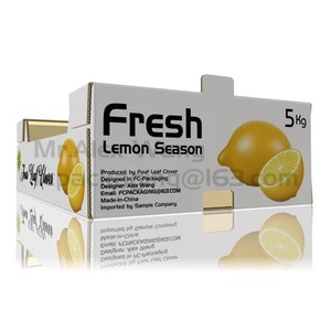 Carton ondulé pliable <span class=keywords><strong>de</strong></span> bonne qualité, personnalisé avec impression <span class=keywords><strong>de</strong></span> marque, pour fruits, légumes, citrons, conteneurs, boîte en papier <span class=keywords><strong>bon</strong></span> marché - Product Image 4