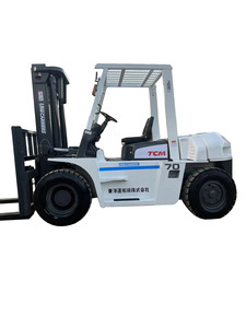 Chariot élévateur d'occasion à vendre TCM 7 tonnes 3m bon état dans la cour propre Japon Mini chariot élévateur Diesel machines forestières à bas prix - Product Image 2