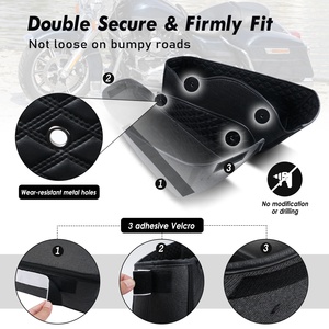 NiceCNC moto Hard Saddlebag fodere inserti borsa <span class=keywords><strong>per</strong></span> <span class=keywords><strong>Harley</strong></span> <span class=keywords><strong>Davidson</strong></span> Touring 2014-2020 2021 - Product Image 6