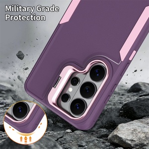 Funda Mate 2 en 1 para Samsung S26 S25 S24 S23 Ultra A07 A17 A37 A57 con Soporte Metálico para Lente, Cubierta Protectora Antigolpes - Product Image 5