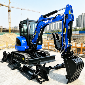 Livraison Gratuite UE Mini-Excavatrices 3,5 Tonnes, Nouvelles Excavatrices sur Chenilles à Moteur 5 Cylindres, Mini-Excavatrices Agricoles et Domestiques 1 et 2 Tonnes à Vendre - Product Image 1